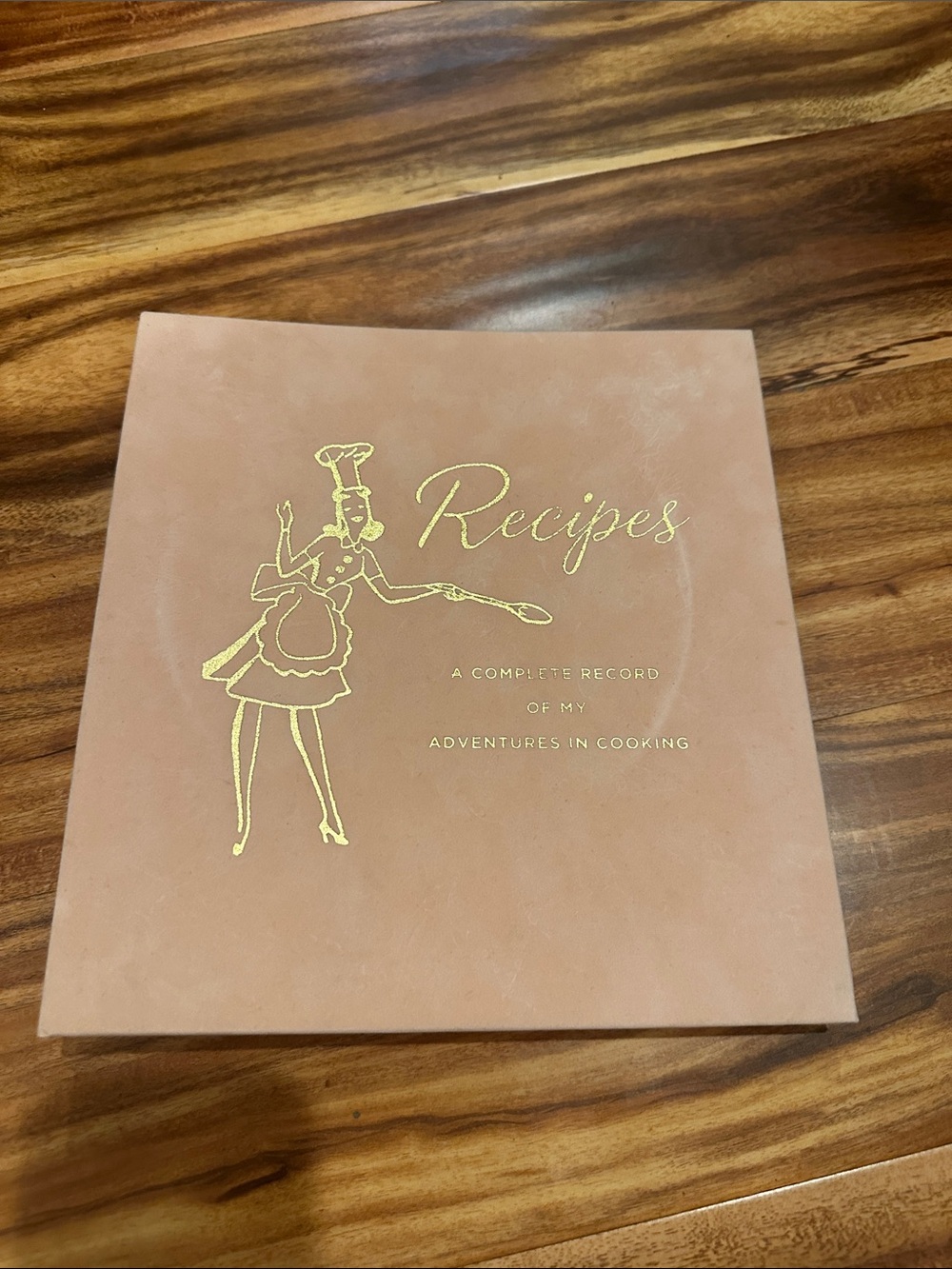 Recipes Recipe Journal – Blush Pink Hardcover Cookbook Organizer